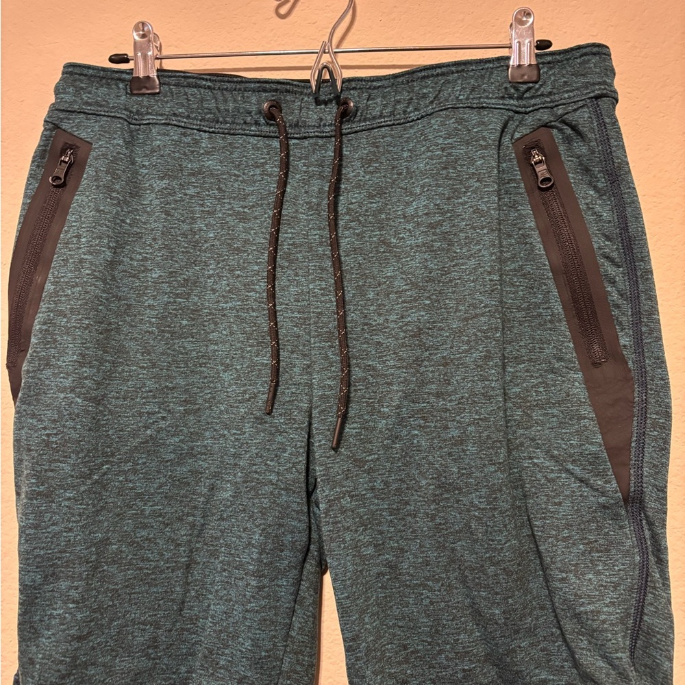 American Eagle Outfitters Teal Heather Men’s Athletic Shorts